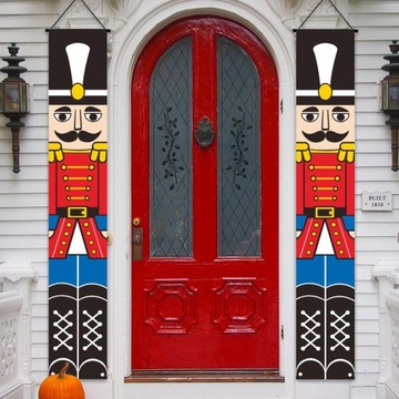 Рождественский декоративный баннер 