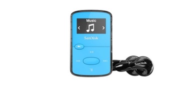 MP3-ПЛЕЕР SANDISK 8 ГБ CLIP JAM — синий