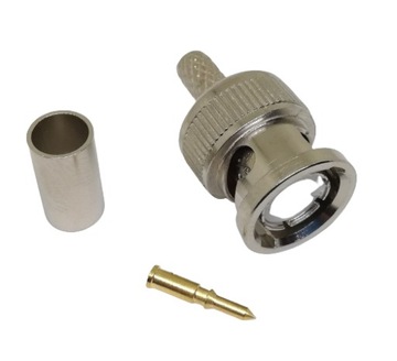 Wtyk złącze BNC RG59 zaciskany