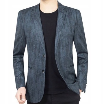 Повседневная модная мужская деловая куртка, узкий стиль