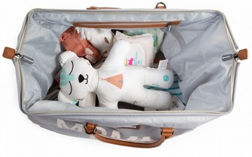 Childhome MOMMY BAG СУМКА БОЛЬШОЙ ВМЕСТИТЕЛЬНОСТИ ДЛЯ МАМА Серый Серый