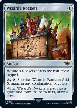 MTG LTR #252 Wizard's Rockets Foil