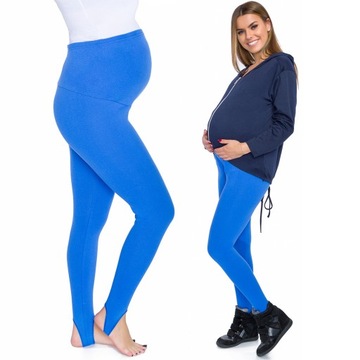 CIĄŻOWE LEGGINSY OCIEPLANE Z ZAPIĘTKĄ LSPRG 3XL