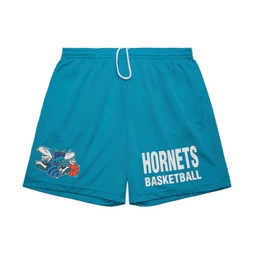 Spodenki Mitchell & Ness VINTAGE LOGO CHARLOTTE HORNETS HORNETS BLUE - 2XL