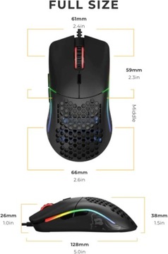 Glorious Gaming – Model O gamingowa mysz przewodowa – superlekka