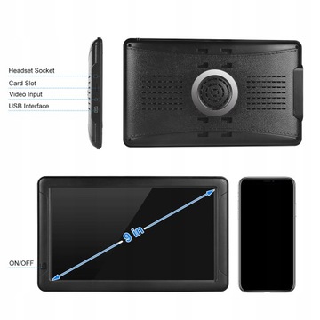 NAWIGACJA GPS 9 CALA CIĘŻARÓWKA 220V