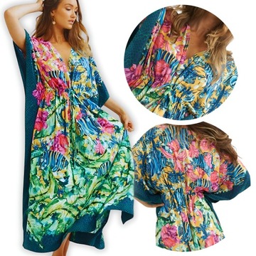 ЛЕТНЕЕ ПЛАТЬЕ ПАРЕО БОХО, ЧЕХОЛ, ДЛИННАЯ ПЛЯЖНАЯ ТУНИКА, FLEETY beach C1