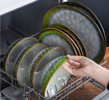 Набор столовой посуды из керамогранита Vancasso STARRY зеленый 32 шт./8 персон.