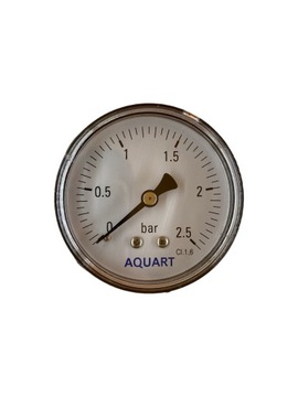 MANOMETR TARCZOWY 63 MM DO 2,5 BAR AXIALNY