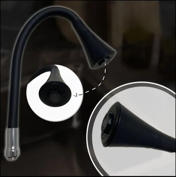 ГИБКИЙ ИЗЛИК ДЛЯ КУХОННОЙ МОЙКИ FATTER, ДВУХФУНКЦИОНАЛЬНЫЙ КРАН