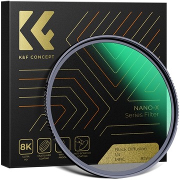 K&F Filtr dyfuzyjny efektowy Black Mist 1/4 Nano X PRO 49 mm