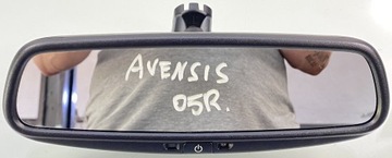 TOYOTA AVENSIS II T25 05 R ZRCÁTKO VNITŘNÍ ZPÁTEČNÁ FOTOCHROM