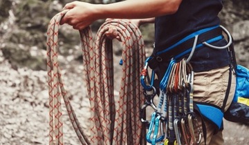 Веревка, полипропиленовый канат фи10, плетеный шнур, 10 м.