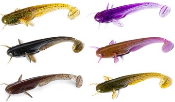 GUMKA NA OKONIA FISHUP CATFISH 5 CM ZESTAW 9 SZT
