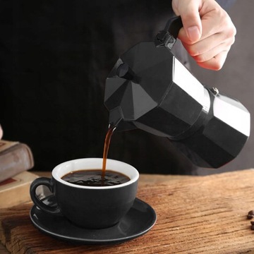 КОФЕМАРКА КОФЕВАРКА 12 КОФЕ 600мл АЛЮМИНИЕВЫЙ ГРАФИН ЧЕРНЫЙ БЛЕСК