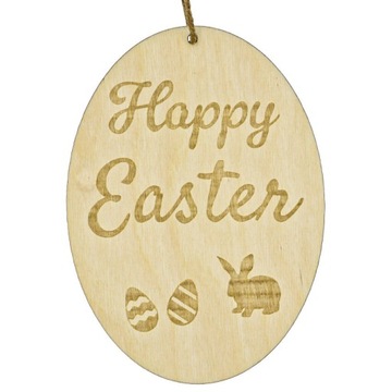 JAJKO WIELKANOCNE OZDOBA HAPPY EASTER ZAWIESZKA