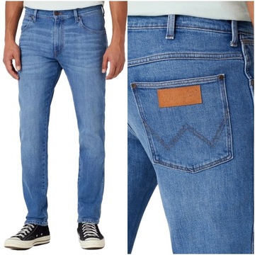 WRANGLER RIVER MĘSKIE SPODNIE JEANSOWE W36 L34