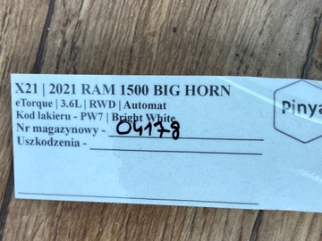 KLAKSON SIGNÁL ZVUKOVÝ DODGE RAM 1500 2019+ USA