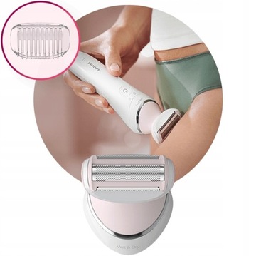 PHILIPS BRE710 ЖЕНСКИЙ ДЕПИЛЯТОР + БРИТЬЯ + ЧЕХОЛ