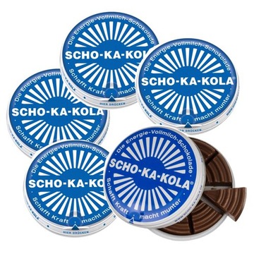 Czekolada Energetyczna SCHO-KA-KOLA 5 SZTUK