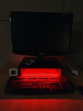 Игровая подставка, полка для монитора, ЧЕРНЫЙ RGB