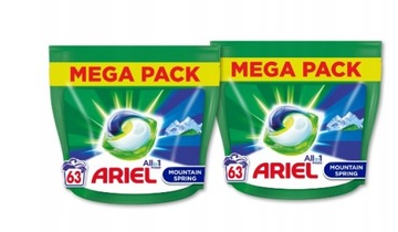 ARIEL ALLin1 КАПСУЛЫ ДЛЯ СТИРКИ С МЕГА ЖИДКОСТЬЮ 126 шт.