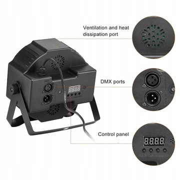 Сценический светильник 36Вт DMX512 36 светодиодов