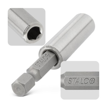 Магнитный держатель для бит STALCO 1/4″ 60 мм.