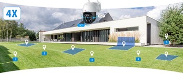 НАРУЖНАЯ КАМЕРА IP WiFi 5MPx 5MP ДВУХДИАПАЗОННАЯ СЕТЬ 2,4/5ГГц