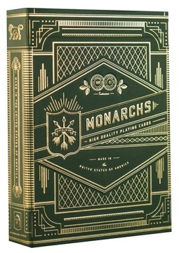 Theory11 MONARCHS Green - karty klasyczne