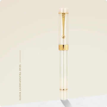 Эксклюзивная ручка из смолы Jinhao 100S — БИРЮЗОВЫЙ И БЕЛЫЙ EF — 0,38 мм