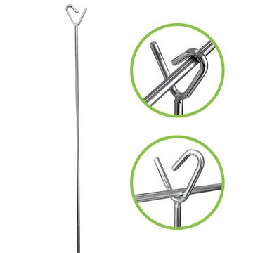 PW-63 podpórki 63cm pod widełki ogniskowe podparcie z haczykiem nierdzewne