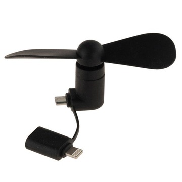 ВЕНТИЛЯТОР ТЕЛЕФОНА micro USB или Lightning 2in1