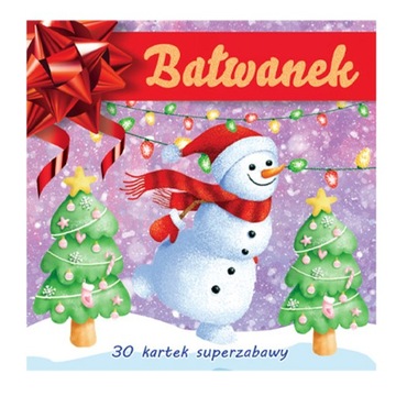 MALOWANKA KWADRATOWA DLA MALUCHA BAŁWANEK ŚWIĄTECZNA BOŻE NARODZENIE