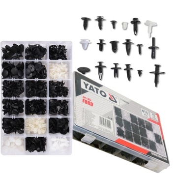 НАБОР КРЫШЕК ДЛЯ АВТОМОБИЛЕЙ YATO FORD 415 шт.