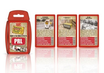 Gra karciana TT PRL! WINNING MOVES Top Trumps karty PRL