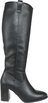 БОТИНКИ ЖЕНСКИЕ SERGIO LEONE KZ 272 черные из искусственной кожи, размер 36