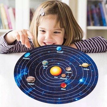 Деревянный пазл System Eight Planets Toys