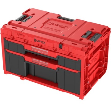 Skrzynia narzędziowa z szufladami QBRICK ONE Drawer 2 PLUS Red NOWOŚĆ