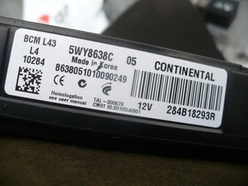 RENAULT LATITUDE JEDNOTKA KARTY BSI SADA 2.0 DCI