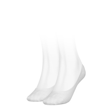Puma Ponožky Biele baleríny bez vzoru 2-Pak 907977 02 veľ. 39-42