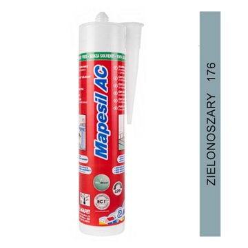 Silikon MAPEI Mapesil AC 310ml - kolor 176 zielonoszary
