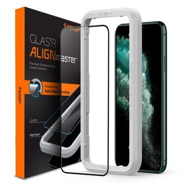 Szkło hartowane do iPhone 11 Pro Max, Spigen FC AM