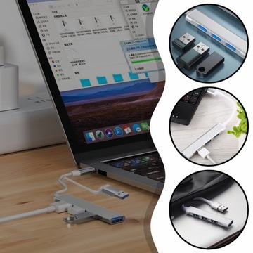 РАЗВЕТВИТЕЛЬ 4 В 1 НА 4 USB 3.0 РАЗДЕЛИТЕЛЬ АДАПТЕР-ХАБ АДАПТЕР ДЛЯ ПК