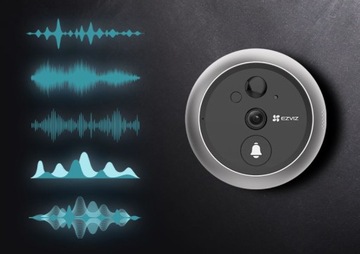 EZVIZ DP2 2K Touch WiFi Видоискатель Видоискатель с камерой, дверным звонком и датчиком