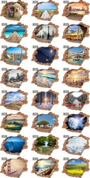 ЖИВОТНЫЕ Собаки Кошки Выбор 3D наклеек на стену