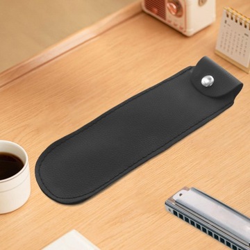 Футляр для губной гармошки Сумка для хранения губной гармошки Коробка из искусственной кожи на 21 и 24 отверстия