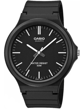 ZEGAREK MĘSKI CASIO MW-240-1E (zd166b) - KLASYKA + PUDEŁKO PREZENTOWE