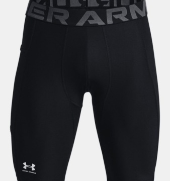 ШОРТЫ UNDER ARMOR HeatGear С ДЛИННЫМ КАРМАНОМ, ЧЕРНЫЕ L