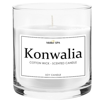 Möller SPA KONWALIA - SOJOWA NATURALNA ŚWIECZKA ŚWIECA ZAPACHOWA